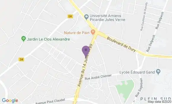 Localisation Caisse d