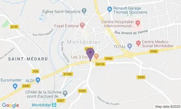 Localisation Caisse d