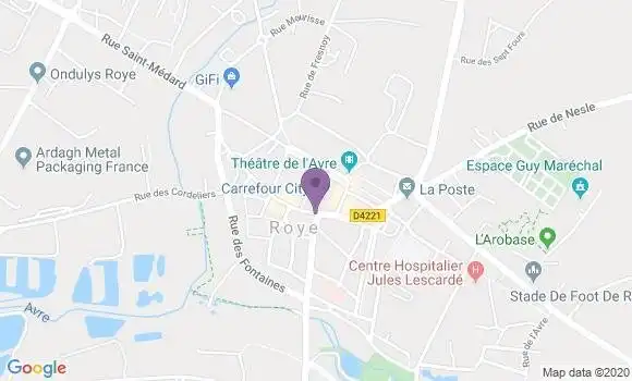 Localisation Caisse d