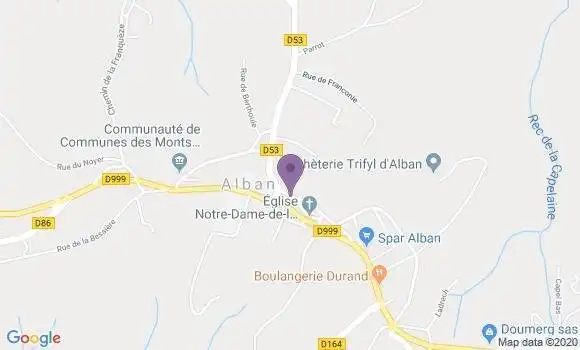 Localisation Caisse d