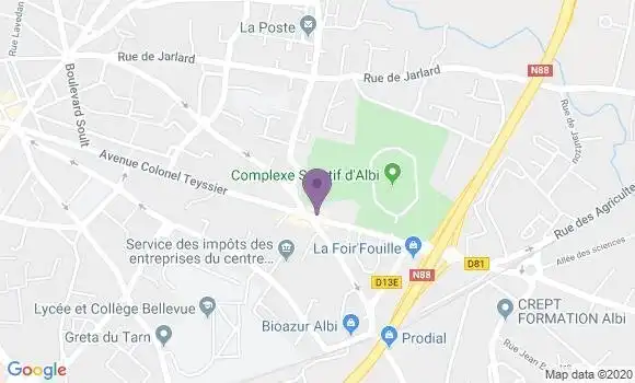 Localisation Caisse d
