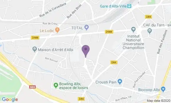 Localisation Caisse d