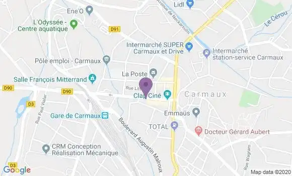 Localisation Caisse d