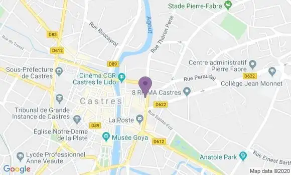 Localisation Caisse d