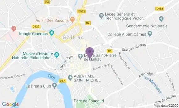 Localisation Caisse d