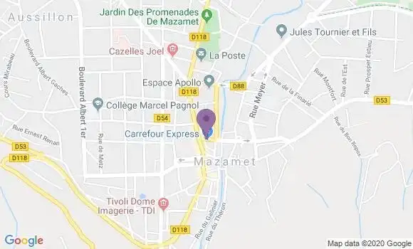 Localisation Caisse d