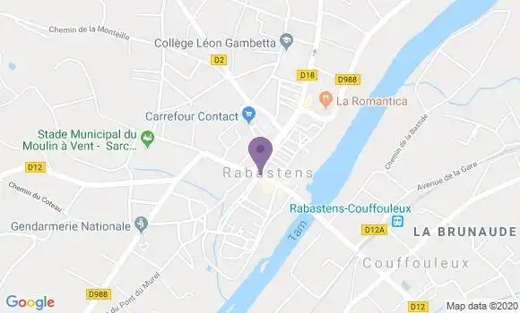 Localisation Caisse d