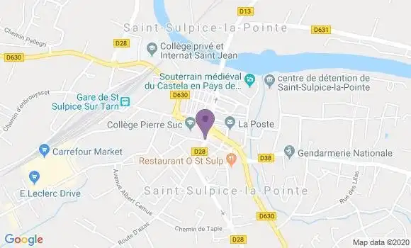 Localisation Caisse d