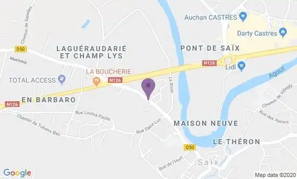 Localisation Caisse d