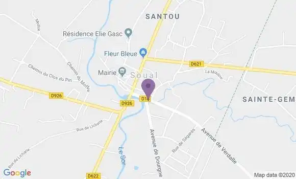Localisation Caisse d