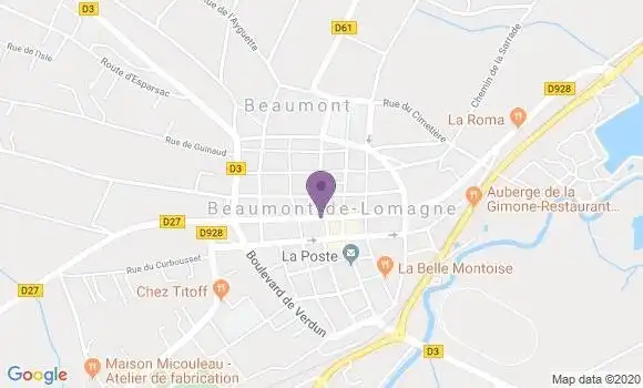 Localisation Caisse d