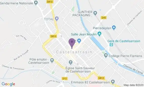 Localisation Caisse d