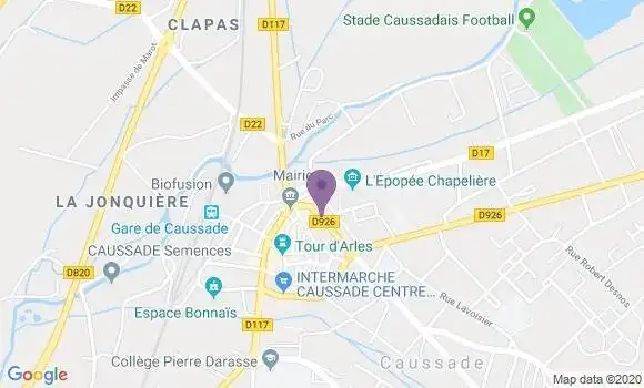Localisation Caisse d