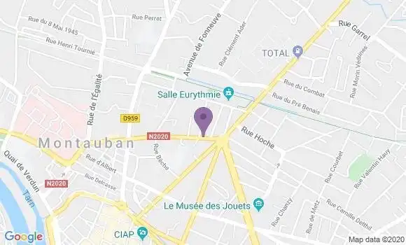 Localisation Caisse d