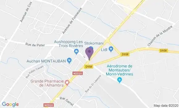 Localisation Caisse d