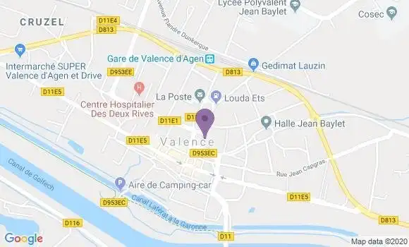 Localisation Caisse d