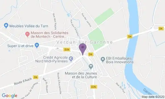 Localisation Caisse d