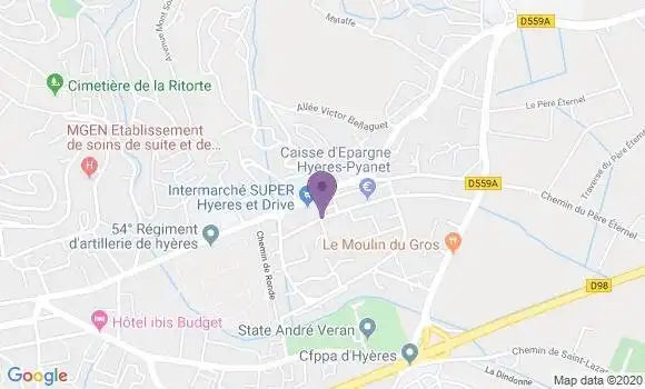 Localisation Caisse d