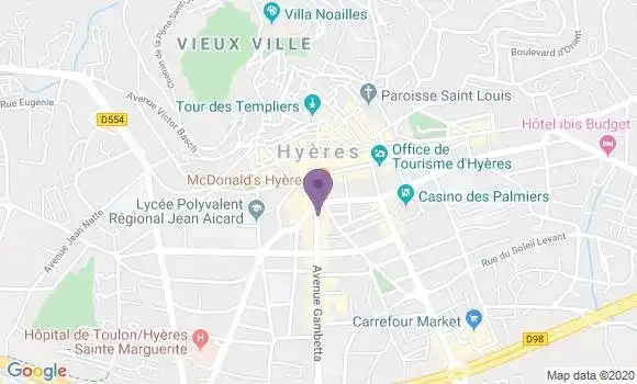 Localisation Caisse d