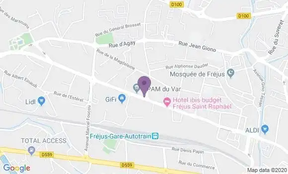 Localisation Caisse d