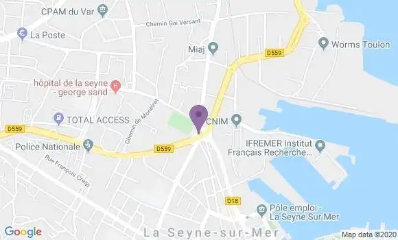 Localisation Caisse d