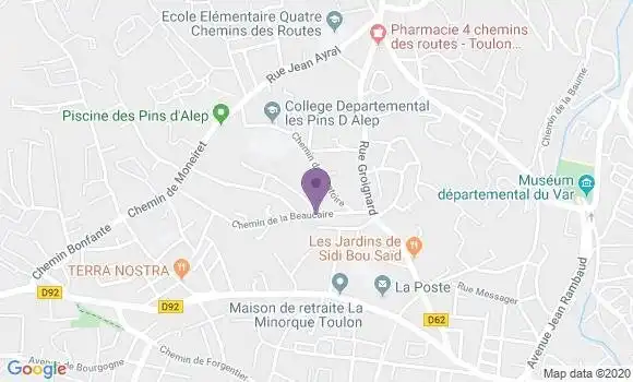 Localisation Caisse d