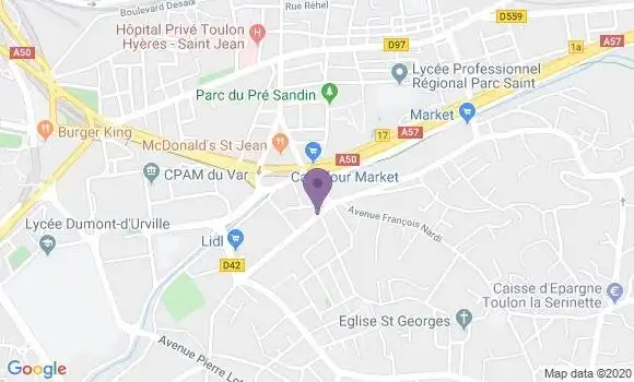Localisation Caisse d