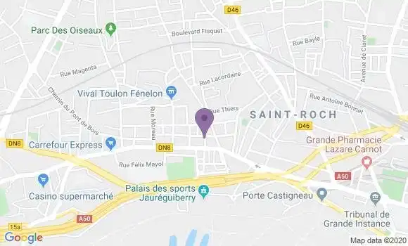 Localisation Caisse d