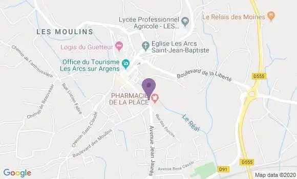 Localisation Caisse d