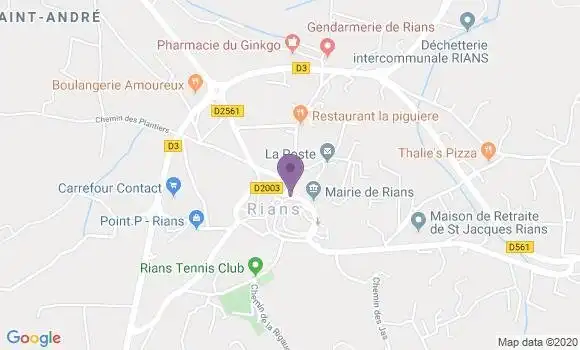 Localisation Caisse d