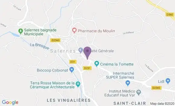 Localisation Caisse d