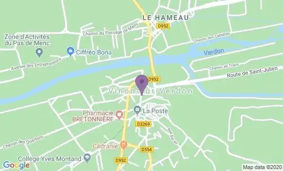 Localisation Caisse d