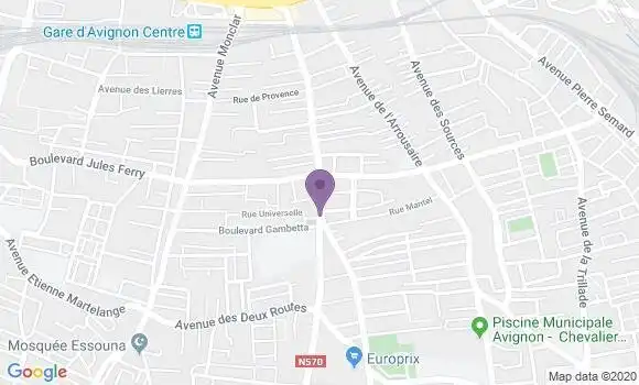 Localisation Caisse d