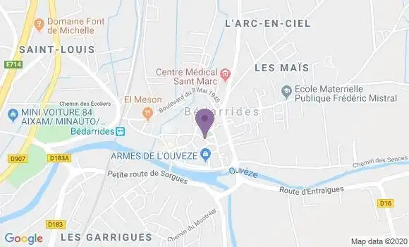 Localisation Caisse d