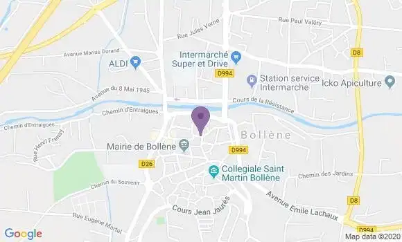 Localisation Caisse d