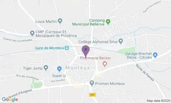 Localisation Caisse d