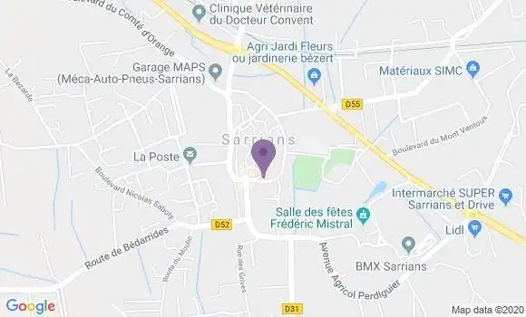 Localisation Caisse d