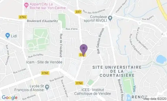 Localisation Caisse d