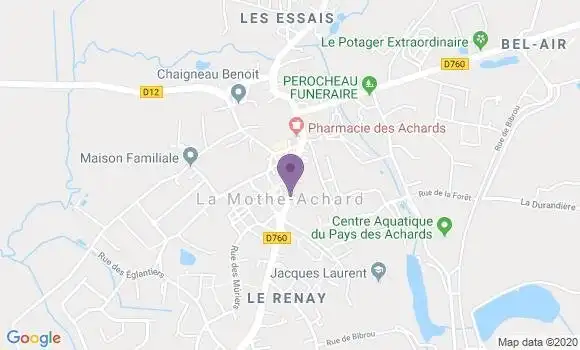Localisation Caisse d