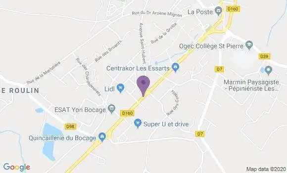 Localisation Caisse d
