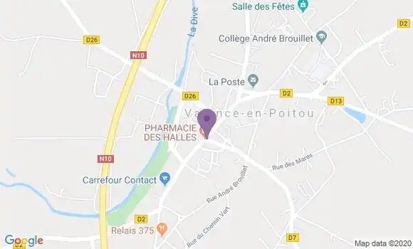 Localisation Caisse d