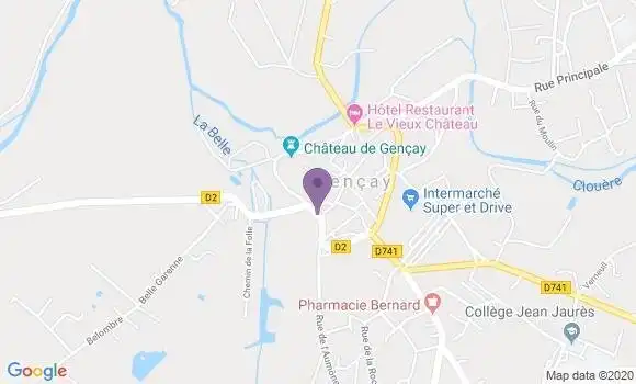 Localisation Caisse d