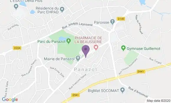 Localisation Caisse d