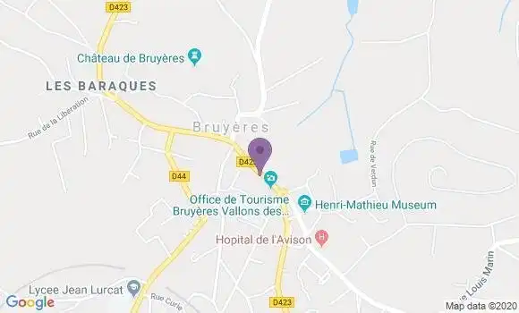 Localisation Caisse d