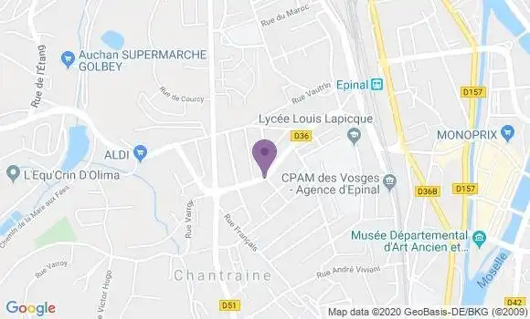 Localisation Caisse d