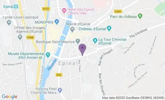 Localisation Caisse d