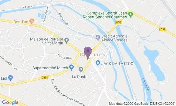 Localisation Caisse d