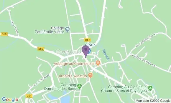 Localisation Caisse d