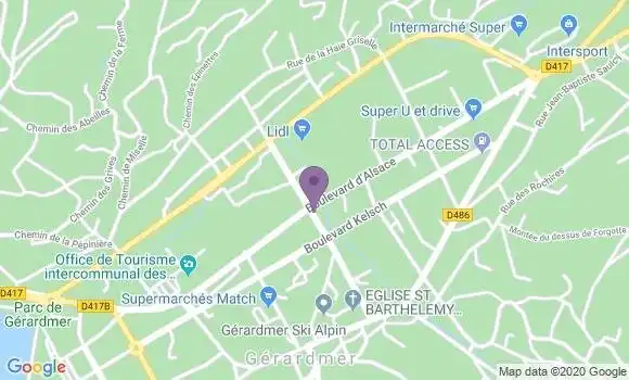 Localisation Caisse d