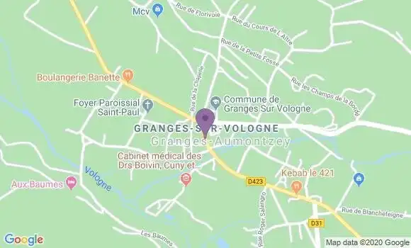Localisation Caisse d